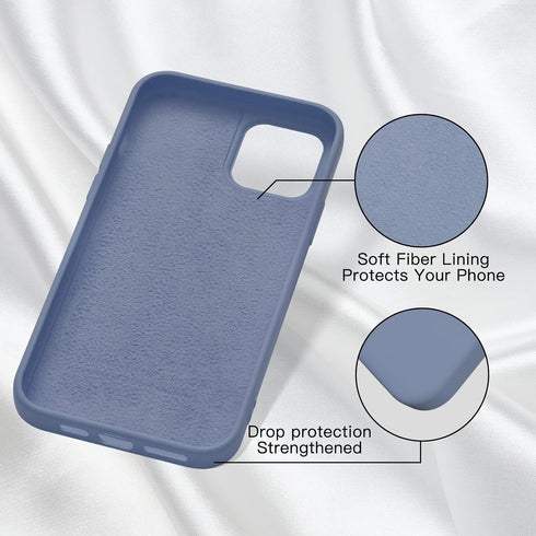 JOYLAND Blue Soft Liquid Silicone Rubber Slim Phone Case Cover with Microfiber Linin for iPhone XR Case Cute Sloth in The Tree Coffee Phone Cover ...