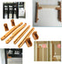 Crib fence Lifter Lifting Rail Connection Set Brown w Screws...