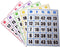 Yuanhe Jumbo Bingo Game Cards -50Pack Easy Read Bingo Set Bingo Paper Game Cards for Bingo Kids Party Card Games, School Classroom Family Gatherin...