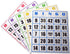 Yuanhe Jumbo Bingo Game Cards -50Pack Easy Read Bingo Set Bingo Paper Game Cards for Bingo Kids Party Card Games, School Classroom Family Gatherin...