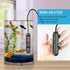 YukiHalu Small Aquarium Heater 25/50/100/150W with Protective Cover, Mini Fish Tank Heater, External Controller, Temperature Adjustable, Digital D...