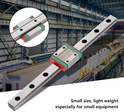 Linear Motion Guides, LML12B Miniature Linear Rail Guide 12mm Width Slide Block Steel Carriage Block Linear Orbit Actuator Mini Slide Track Equipm...