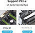 GELRHONR M.2 NVME SSD to PCIe X1 Host Controller Expansion Card,Supports 2280, 2260, 2242, 2230 Solid State Drives(Do not Support NGFF)...