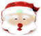 Tache Squishy Light Up Glowing Christmas Santa Claus Microbead Throw Pillow LED Lights...