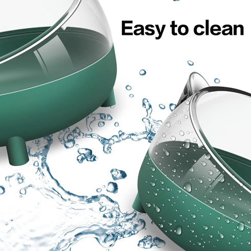 Hamster Food Bowl, Elevated Tilted Pet Feeder, Reduces Neck Strain, Suitable for Dwarf Hamsters, Gerbils, Mice, Puppies, and Other Small Animals...