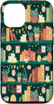 iPhone 13 Pro Bookstore Hygge Library Phone Case Bookshelf Reading Case......