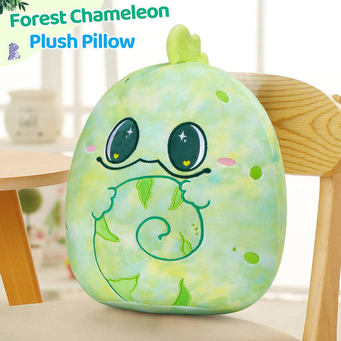 Glow Guards Original 12" Chameleon Plush Pillow Cute Lizard Stuffed Animal Soft Chameleon Plush Toy Stuffed Animals Lizard Birthday Gift for Boys ...