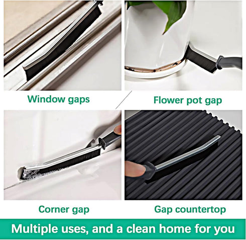 6Pcs Hard Bristle Crevice Cleaning Brush, Small Cleaning Brushes, Grout Cleaner Brush, Toilet Brush, Scrub Brush for Shower Tile, Skinny Gap Clean...