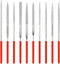 10 Pcs Metal File Set Metal Files Multipurpose Small File Set Miniature Diamond Files Round Needle File Various Shapes Mini File Set for Metal Cra...