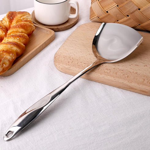 Stainless Steel Spatula, 15 Inch Good Grips Wok Spatula Stainless Steel Cooking Utensil for Home Kitchen Housewarming Gift Restaurant...