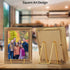 IBosins 5 Pack 4 Inch Plate Holder Display Stands, Metal Gold Frame Stand for Picture, Book, Photo Easel, Creation, Collectibles...