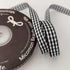 Buffalo Check Ribbon Black and White Gingham Ribbon 25 Yards for Crafts (3/8", Black)...