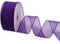 Purple Sheer Organza Ribbon Wired Edge 1-1/2 Inch X 25 Yards for Gift Package Wrapping,Wedding,Party Decoration...