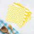 Disposable Striped Chevron Polka Dot Yellow Paper Luncheon Party Napkins 60 Count 13"x13"...
