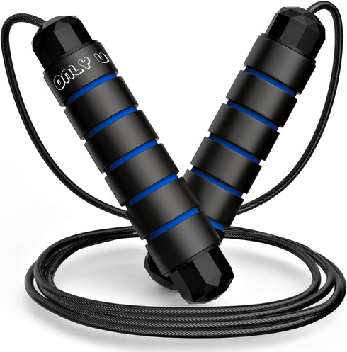 Jump Rope From Only U, Workout, Fitness, Exercise Equipment, Home Gym, Men Women and kids, Health, (Multiple Colors)...
