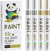Etercycle Permanent Markers Paint Pens, Oil Based Quick Dry Paint Markers on Almost Anything, Gold Silver Paint Pen for Rock Painting, Metal, Fabr...