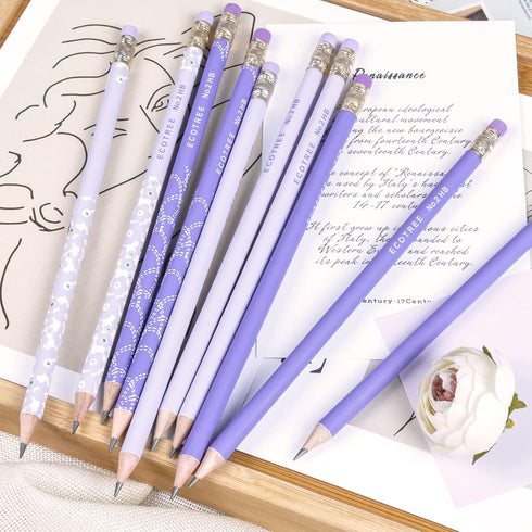 ECOTREE Pencils #2 HB, Pre-sharpened Pencils with Eraser Number 2 Cute Pencils Graphite Sketch Pencils Birthday Pencils Sharpened Pencils for Kids...