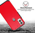 TJS Compatible for Cricket Magic 5G Case, AT&T Propel 5G Case, with Tempered Glass Screen Protector Dual Layer Hybrid Magnetic Support Shockproof ...
