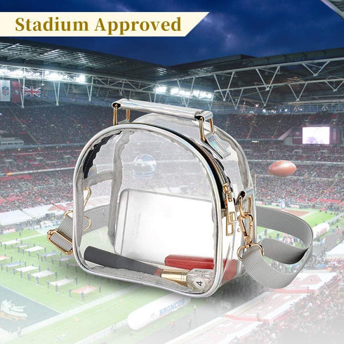 COROMAY Clear Purse for Women, Clear Bag Stadium Approved, Transparent Crossbody Bag...