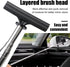 1PCS Rear-View Mirror Wiper - Squeegee Cleaning Tool Multipurpose 98cm/38.6inch Long HandleRetractable T-Plate Plate Rearview Mirror Wiper Dust Re...