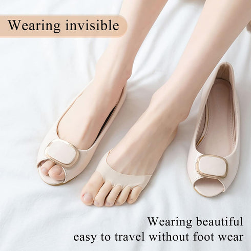 6Packs Metatarsal Pads Ball of Foot Cushions Forefoot Pads Honeycomb Fabric Forefoot Pads for Pain Relief High Heels Toe Pads Men Women Invisible ...