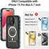 for iPhone 15 Pro Max Waterproof Case with Stand, IP68 Underwater Shockproof Dustproof Phone Case Built-in 6H Screen Protector, Full Body Protecti...