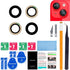 Original Back Rear Camera Lens Glass Replacement for iPhone 14 6.1 inch and iPhone 14 Plus 6.7 inch with pre-Installed Adhesive+Reparing Toolkit+I...
