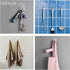 AIERSA 13 Pack Wall Hooks for Hanging,Screw Free Sticker for Mount Wall Shelf, 2 in 1 Reusable Adhesive Hooks Heavy Duty, Waterproof Rustproof and...