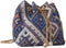 Verdusa Mini Plaid Print Drawstring Tote Bags Casual Handbags Retro Handbag...