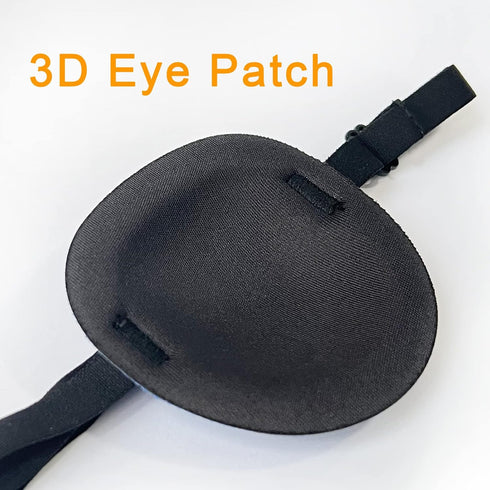 2PCS Eye Patches, Soft Medical Eye Patch Adjustable Amblyopia Lazy Eye Patches, Pirate Eye Patches for Kids and Adults, 2 Color...