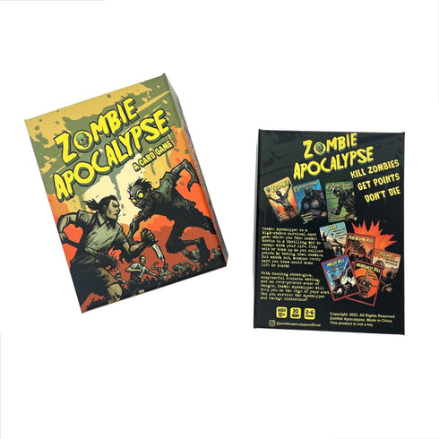 Zombie Apocalypse, a Card Game: high-stakes survival card game, strategic play, engaging artwork, game night, easy to learn, quick setup, fun for ...