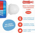 Chrome Cherry SqueezMe Self-Closing Toothpaste Caps, Silicone Lid for Kids & Adults, No Mess Toothpaste Dispenser, Self-Standing Easy Squeezer Cap...