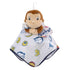 Welcome to The Universe Baby Curious George White, Blue, Red, Yellow and Brown Plush Security Baby Blanket...