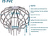304 Stainless Steel Drain Outdoor Roof Anti-Blocking Line Cap Round Floor Net Cover Drainage Floor Line Leak Gutter Cleaning Tool (3 inch)...