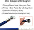 14Pcs Pencil Tire Pressure Gauge Valve Core Tool Kit?Including Tire Gauge Pencil, 4-1 Way Valve Tool, Schrader Valve Cores, Aluminum Valve Caps an...