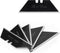 Bates- Utility Knife Blades, 40 Pack, Box Cutter Blades, Razor Blades Utility Knife, Razor Knife Blades, Replacement Blades, Razor Blades for Box ...