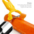 Original Vegetable Peeler Carbon Steel Blade 3-Pack Red/Green/Yellow...