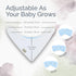 KiddyCare Baby Bibs for Drooling and Teething Baby Girls/boys | Bandana Bibs for Eating, Washable Bibs for Newborn Babies | Organic Cotton Bibs fo...