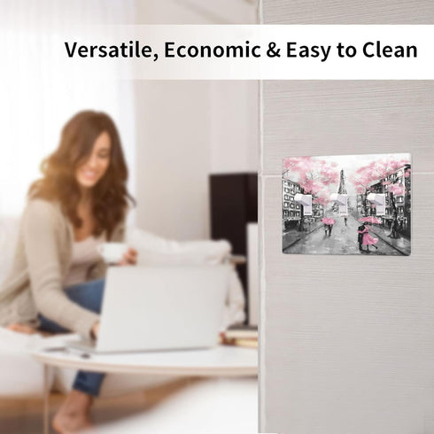 Paris Eiffel Tower Light Switch Cover Triple Toggle Wall Plate 3 Gang Switch Plate Covers Pink Decorative Lightswitch Cover Plate, 4.50 x 6.38 Inc...