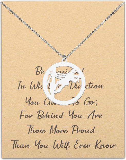LQRI Lineman Necklace Electrician Gift Be Confident in Whatever Direction You Choose to Go Electrical Engineer Jewelry...