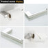 RANDOM Toilet Paper Holder Polished Chrome Square Bathroom Hardware Accessories SUS 304 Stainless Steel Tissue Paper Roll Holder Nordic Minimalism...