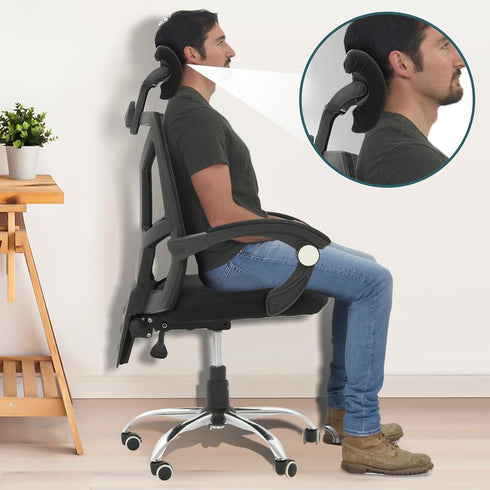 Office Chair Pillow Cover, Chair Headrest Cover Desk Chair Covers, Computer Chair Headrest Sleeve Chair Head Pillow Cover, Furniture Slipcover Pro...