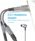 USB C to 3.5mm Headphone and Charger Adapter, 2-in-1 USB C PD 3.0 Charging Port to Aux Audio Jack and Fast Charging Dongle Cable Cord Compatible w...