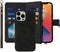 iCoverCase Compatible with iPhone 13 Pro Wallet Phone Case with Card Holder, PU Leather Zipper Pocket Magnetic Detachable Flip Case with Wrist Str...