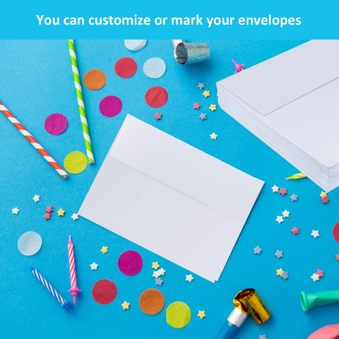 AnutriON5x7 Envelopes, 48 Pack White A7 Envelopes 5x7, Card Envelopes, Printable Envelopes, Quick Self Seal Envelopes, 5x7 Envelopes for Invitatio...