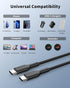USB C to USB C Cable(2Pack, 6ft, 60W/3A) for iPhone 15 Charger Cable Fast Charging for iPhone 15 Pro Max Plus,iPad Mini 6/ Pro 2021,iPad Air 4,Mac...