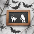 50 PCS Small Halloween Stencils Reusable, 3x3 Inch Halloween Stencils for Painting on Wood DIY Crafts Ornaments Wood Halloween Decoration (50pcs 3...