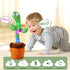 Dancing Cactus, Interactive Toy, Talking Cactus Repeat What You Say, LED Lights, Cactus Toy 60 Unique Popular Songs for Kids, Dance, Record, and S...