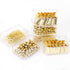 Gold Binder Paper Clips Set,182pcs Large Paper Clips,Binder Clips,Push pins, Office Supplies Clips for Women,Desk Accessory...
