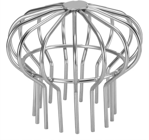 Tissting Gutter Balloon Guard Filter Stainless Steel Gutter Guard Downpipe Outlet Leaf Guard Floor Drain for Roof, Balcony, Yard, Garden(Tube 110)...